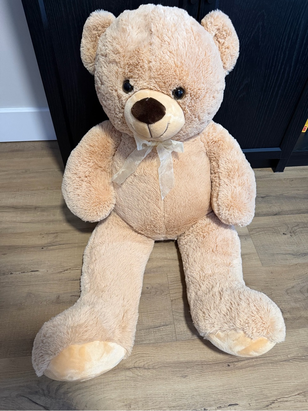 Plush Light Brown Teddy Bear Stuffed Animal for Kids